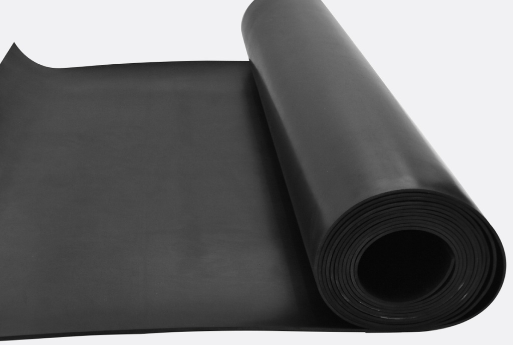 PLANCHA GOMA SBR 65º SHORE A - 1.000 mm (10 ML) (NEGRO)