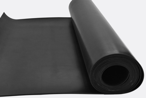 PLANCHA GOMA SBR 65º SHORE A - 1.000 mm (10 ML) (NEGRO)